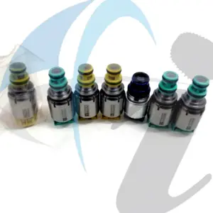 6T40 6T45 GM SOLENOID KIT 2ND GENERATION COLOURED X3 GREEN/ TURQUOISE X3 YELLOW X3 BLACK X1
