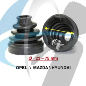 OPEL / MAZDA / HYUNDAI CV BOOT 23MM-75MM