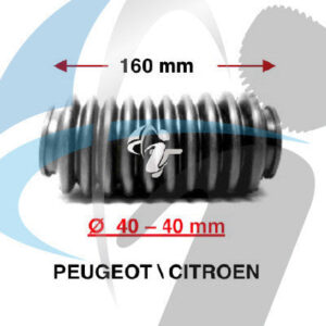 PEUGEOT/CITROEN CV BOOT 40MM-40MM <160MM