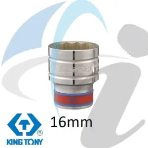 SOCKET STANDARD 1/2'' DR X 16MM 12P