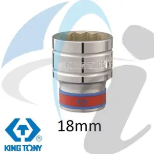 SOCKET STANDARD 1/2'' DR X 18MM 12P