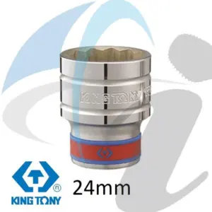 SOCKET STANDARD 1/2'' DR X 24MM 12P