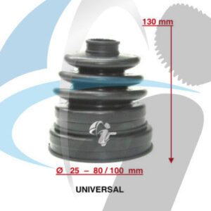 UNIVERSAL CV BOOT 25MM-80/100MM X 130MM